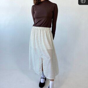 Polka dot skirt